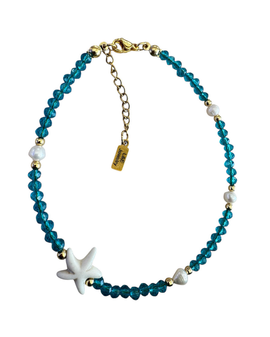 Aura de playa anklet