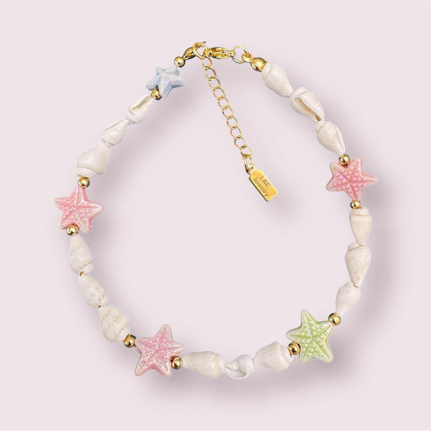 Cielo Rosa anklet