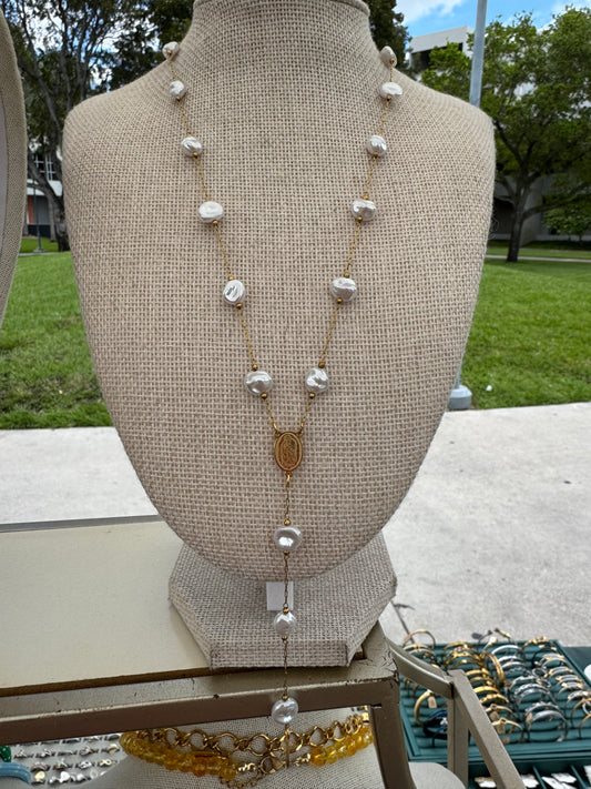 Alma rosary necklace