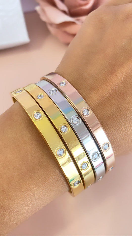 Classic zirconia bracelet