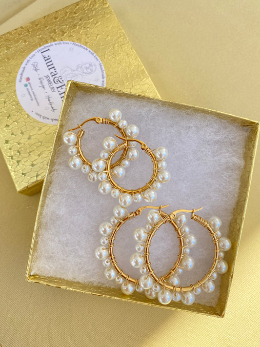 Pearls earrings